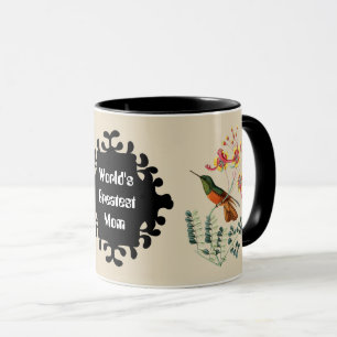 Die bestste Mama-Vintage Summenvogel-Tasse der Tasse