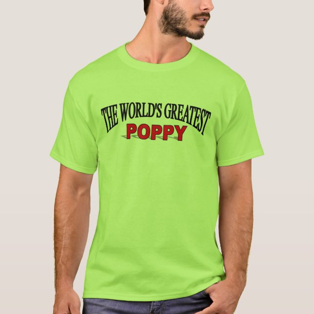 Die bestste Mohnblume der Welt T-Shirt (Vorderseite)