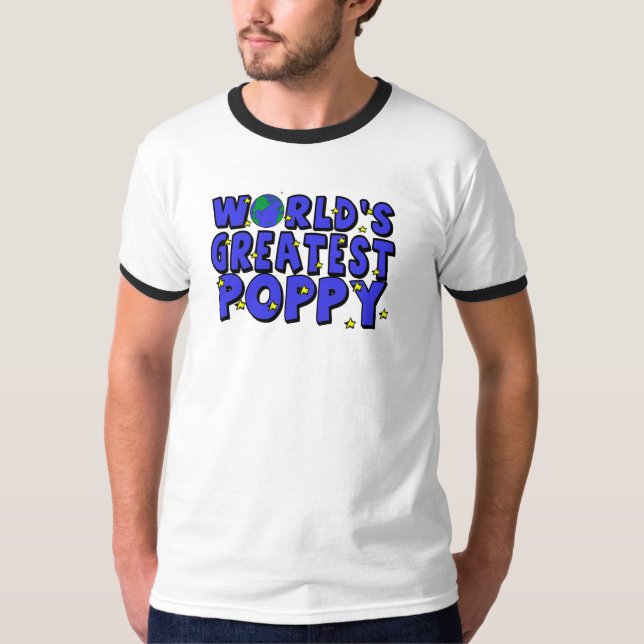 Die bestste Mohnblume der Welt T-Shirt (Vorderseite)