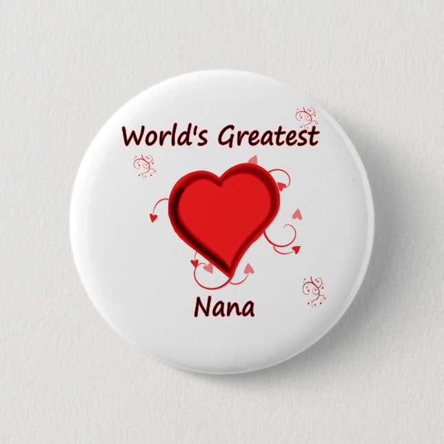Die bestste Nana der Welt Button (Vorderseite)