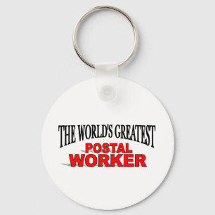 Die bestste Postarbeitskraft der Welt Schlüsselanhänger