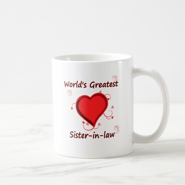 Die bestste Schwägerin der Welt Kaffeetasse (Rechts)