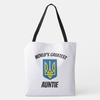 Die bestste Tante Ukrainian Tryzub Tote Bag der