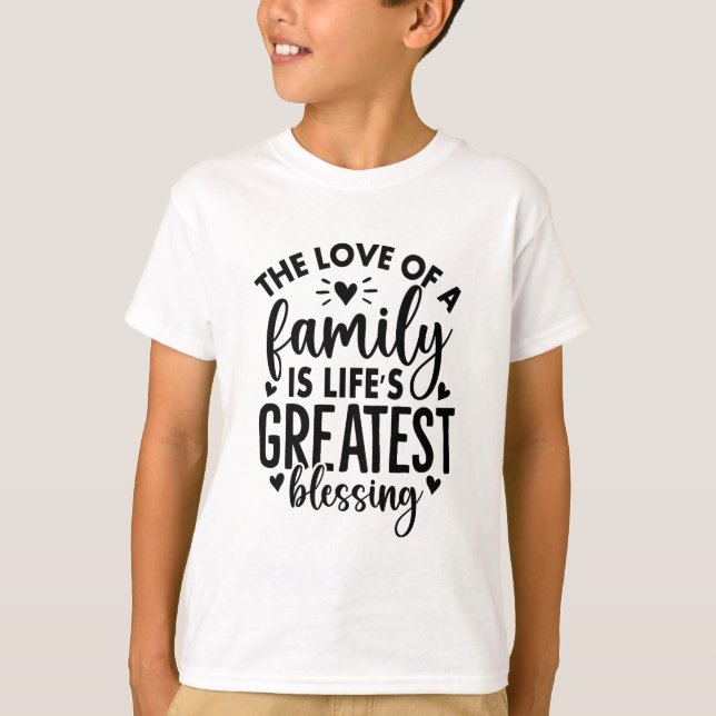 Die Beststen Segenskinder des Familienlebens T-Shirt (Vorderseite)