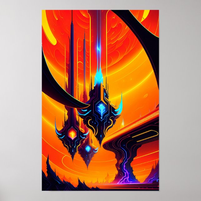 Die Besucher Ken Gage Sci-Fi Poster (Vorne)