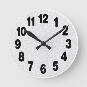 Die Betonuhr Runde Wanduhr