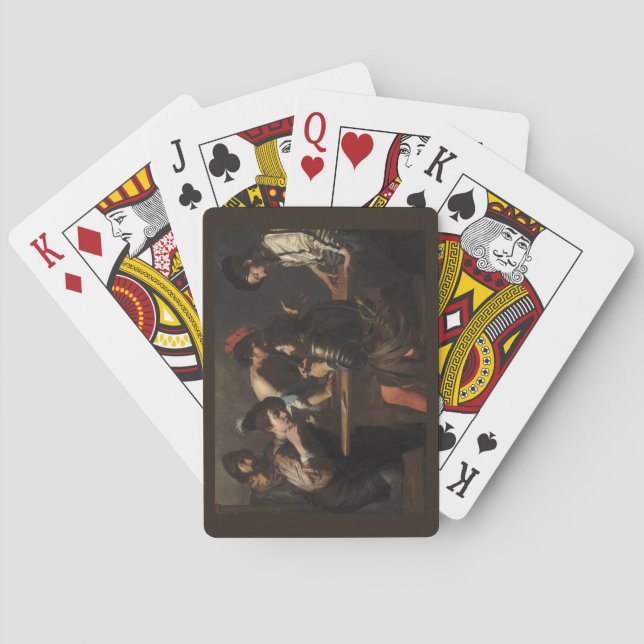 Die Betrüger, die skandinavischen Soldaten, die Ka Spielkarten (Rückseite)