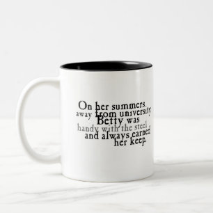 Die Betty-Serie Zweifarbige Tasse