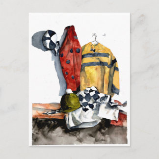 Die Bewältigung von Fall Art Postkarte