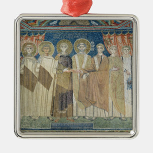 Die Bewilligungs-Steuerimmunität Silbernes Ornament