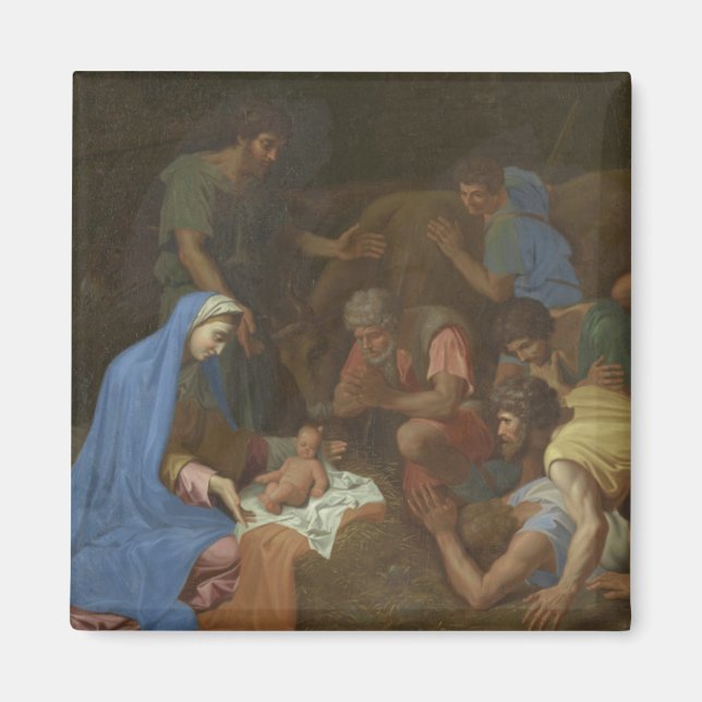 Die Bewunderung der Hirten um 1653 Magnet (Vorne)