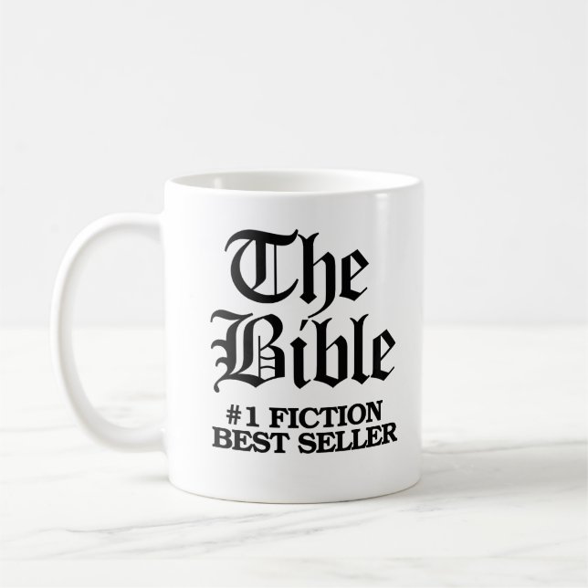 Die Bibel: #1 Fiktion Bester Verkäufer Kaffeetasse (Links)