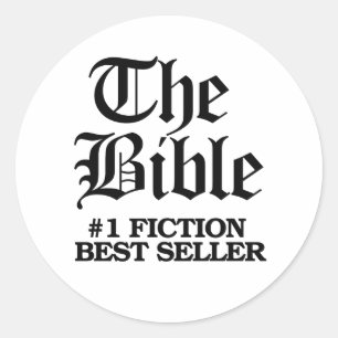Die Bibel: #1 Fiktion Bester Verkäufer Runder Aufkleber