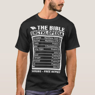 Die Bibel Encyklopedia 24 Stunden kostenlosen Beri T-Shirt