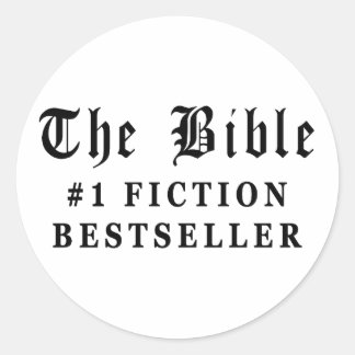 Die Bibel-Fiktion Bestseller Runder Aufkleber