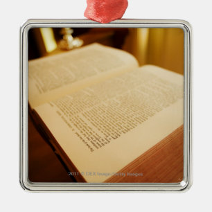 Die Bibel Silbernes Ornament