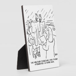 Die Bibelgeschichte der Sonne. Noah's Ark Funny Fotoplatte