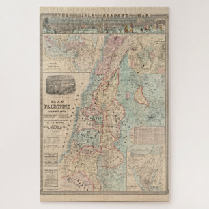 Die Bibelleser Palästinas Landkarte Puzzle