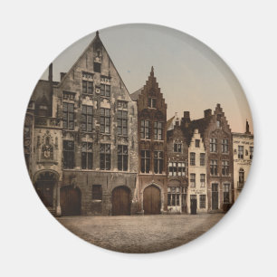 Die Bibliothek, Brügge, Belgien Magnet