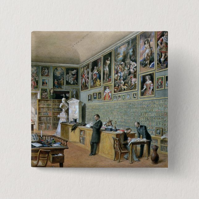 Die Bibliothek Button (Vorderseite)