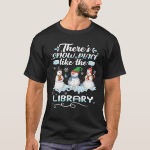 Die Bibliothek Christi hat einen Schneeplatz T-Shirt