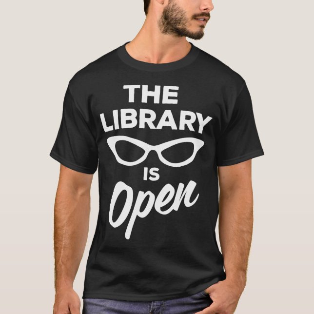 Die Bibliothek ist Open Drag Queen T-Shirt (Vorderseite)