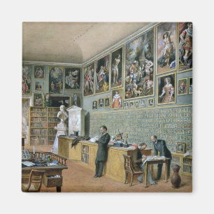 Die Bibliothek Magnet