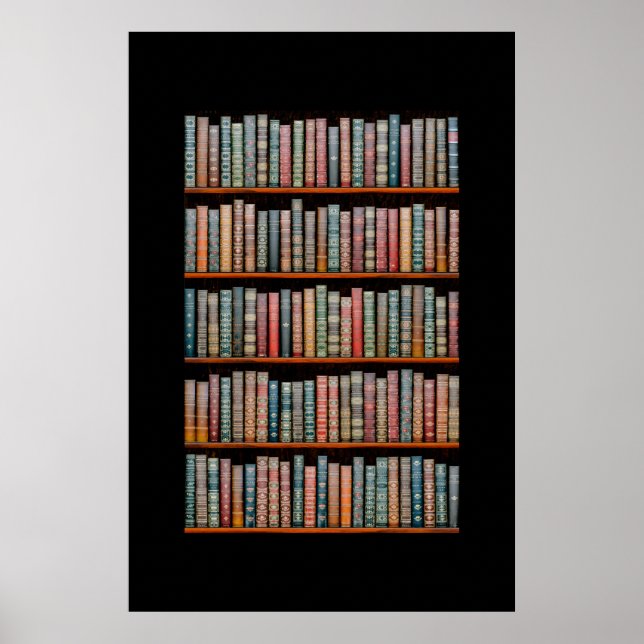 Die Bibliothek Poster (Vorne)