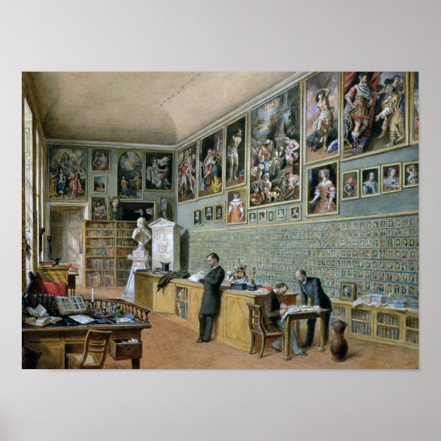 Die Bibliothek Poster (Vorne)