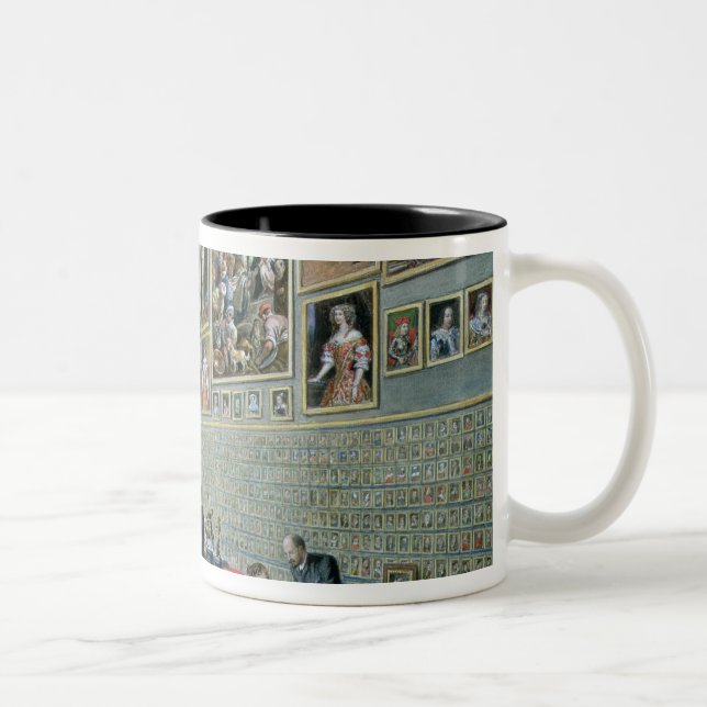 Die Bibliothek Zweifarbige Tasse (Rechts)