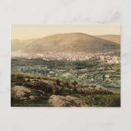 Die biblische Stadt Shechem (Nablus) Postkarte