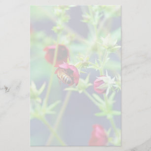 Die Biene mit der roten Blume Briefpapier