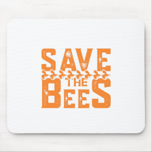Die Bienen-Bienen-Natur-Gelb-niedlich gerettet Mousepad