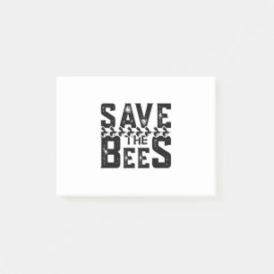 Die Bienen-Bienen-Natur-Gelb-niedlich gerettet Post-it Klebezettel