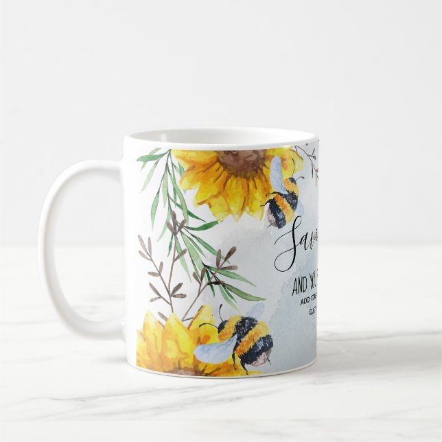 Die Bienen gerettet und die Welt Personalisiert Ge Kaffeetasse (Links)