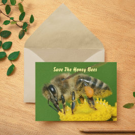 Die Bienen grün gerettet Karte