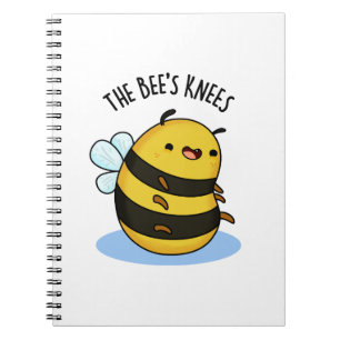 Die Bienen Knees Funny Bumble Pun Notizblock