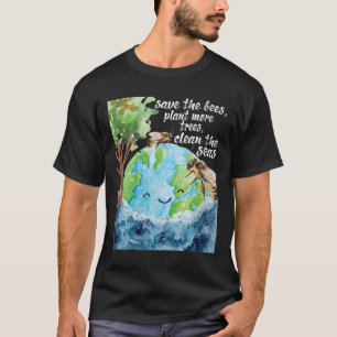 Die Bienen Rettend Frauen - Umweltschutz T-Shirt