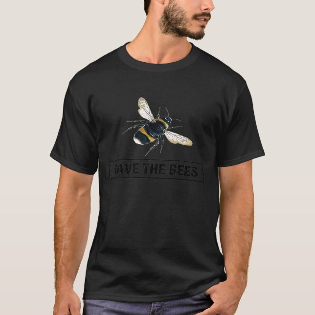 Die Bienenblüte gerettet T-Shirt (Vorderseite)