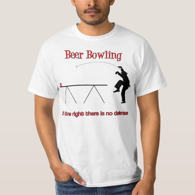 Die Bier-Bowlings-Kran-Shirt-Alternative T-Shirt (Vorderseite)