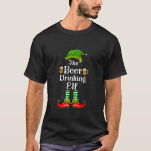 Die Bier Drinking Elf Group passt zum Weihnachtssp T-Shirt