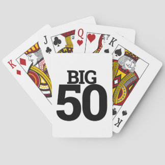 Die BIG 50 zum 50. Geburtstag Spielkarten