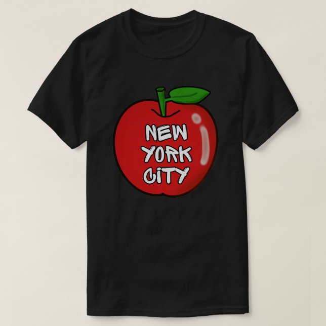 Die Big Apple New York City T-Shirt (Design vorne)