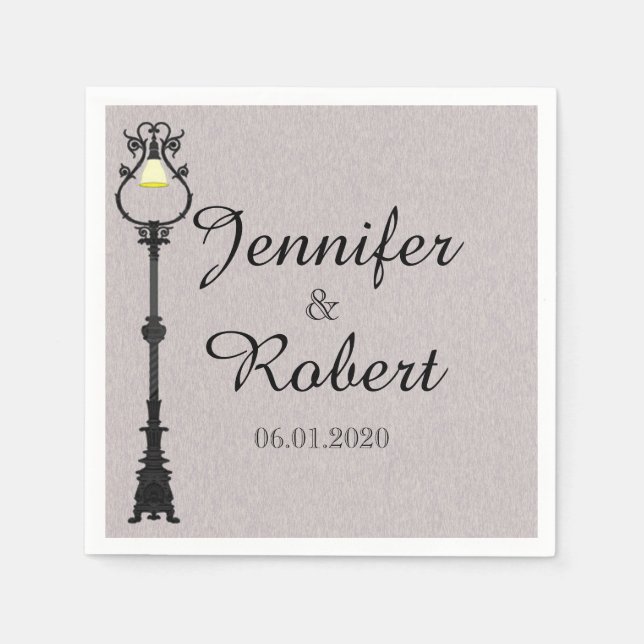 Die Big Easy Hochzeitsserviette Serviette (Vorderseite)
