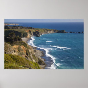Die Big-Sur-Küste in Kalifornien, USA Poster