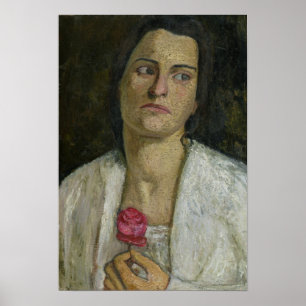 Die Bildhauerin Clara Rilke-Westhoff 1905 Poster