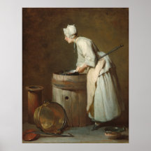 Die Bildhauerin Maid - Jean-Siméon Chardin Fine Ar