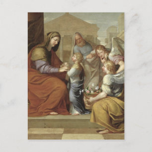 Die Bildung der Jungfrau, 1658 Postkarte
