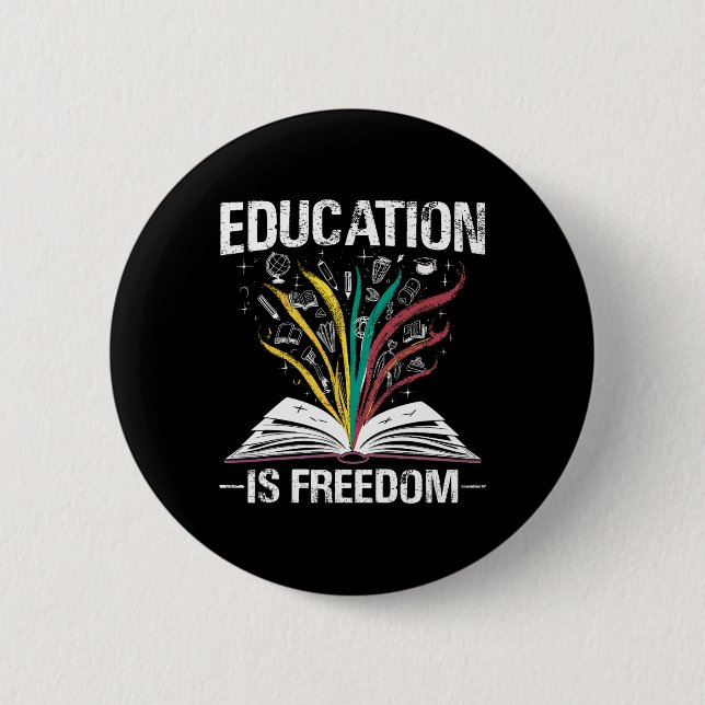 Die Bildung der Schwarzen Geschichte ist, dass die Button (Vorderseite)