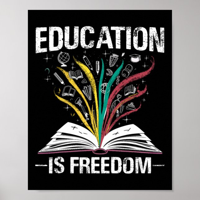 Die Bildung der Schwarzen Geschichte ist, dass die Poster (Vorne)